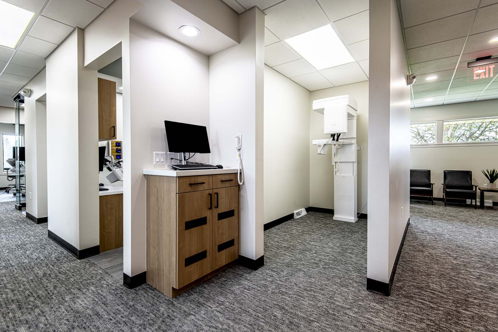 The digital X-ray machine at Timberview Family Dental in Plymouth, WI.
