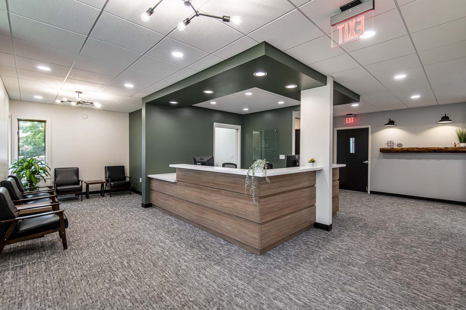 The entrance to Timberview Family Dental in Plymouth, WI.